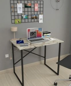 Pochon Home - Bureau Industrieel - Wit Marmer - Metaal - 60x90x75 -Parker IM Vibrant Ring Shop 550x825 3